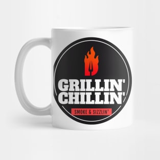 Grillin' Chillin' Smoke & Sizzlin' Mug